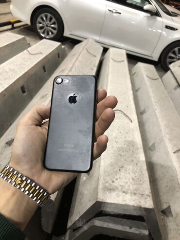 айфон 7 плюс 128 гб цена оригинал: IPhone 7, Колдонулган, 128 ГБ, Кара, Коргоочу айнек, Каптама, 86 %