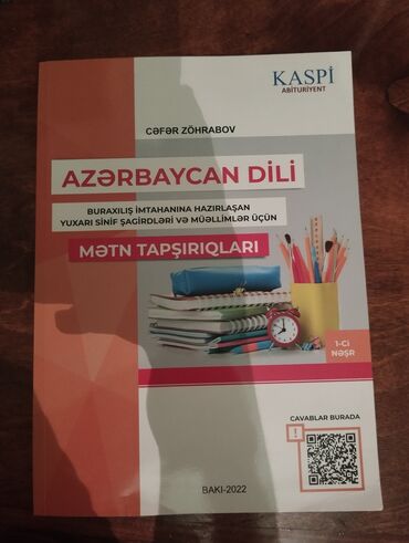 100 mətn kitabı: Azərbaycan dili kaspi mətn tapşırıqları