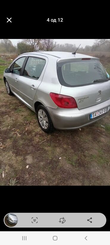Peugeot: Peugeot 307: 2 l | 2002 г. 8666 km Hečbek — 4
