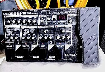 BOSS ME‑70 Guitar Multiple Effects prosessoru Xüsusiyyətlər: - Preamp
