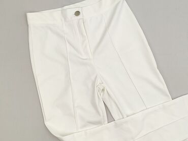 krótkie obcisłe spodenki: Jeanswear, Material trousers for women, size M (EU 38)