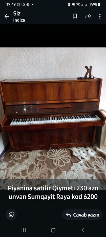 Pianolar: Piyanina