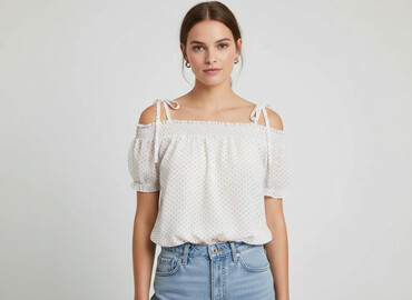bluzki hiszpanki plus size allegro: Orsay, Жіноча блуза, розмір M