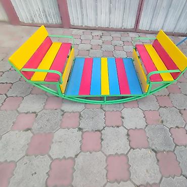 Детские качели: Качеля качалка лодочка.
Вместимость детей от 2 до 6 детей — 6