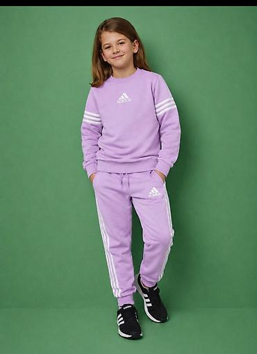 farmerke sorc: Adidas dečija trenerka za devojčice NOVO Novo Pamuk Veličine 4 6 8 10 — 2