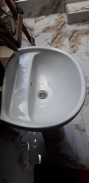 heinz kaşa: Farfor umivalnik (piedestal ilə) - Material: yüksək keyfiyyətli — 3