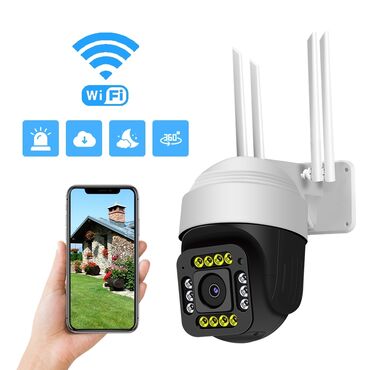 aksiyon kamera: 64gb yaddaş kart hədiyyə Kamera wifi 360° smart kamera 3MP Full HD