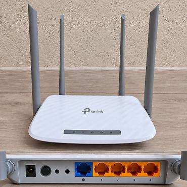 adsl: 2.4/5G Wi-Fi роутер мощный в отличном состоянии, 4-антенный, TP-LINK — 1