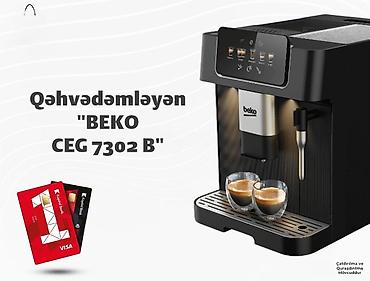 gab yuyan: Qəhvə maşını Beko, Avtomat, Üyüdücü ilə, Yeni — 1