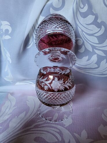 Čaše: Case nove kristal,rucni rad,Ebeling - Reuss. Case za dvoje za — 9