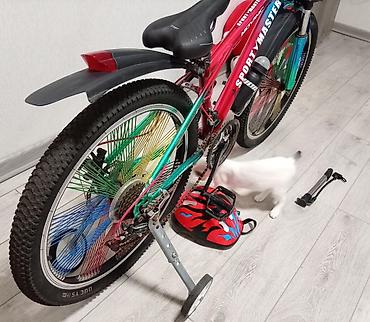 velosiped teker: İşlənmiş İki təkərli Uşaq velosipedi 26", sürətlərin sayı: 21, Ünvandan götürmə — 8