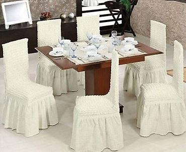 Prekrivači za nameštaj: Navlake sa karnerima U pakovanju dobijate 6 navlaka. Materijal — 2