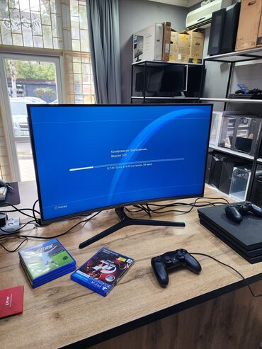 мониторы на пк: Монитор, Samsung, Колдонулган, LED, 32" - 33"
