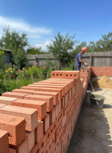 Строительный кирпич: Пустотелый, дырчатый, Жженый кирпич, Полублок, 250×120×88 — 2