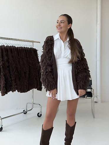 Džemperi, kardigani: 🔥Pleteni kardigan sa resama – ženstven, udoban i efektan komad za — 19