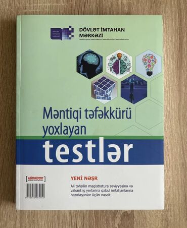 Kitablar, jurnallar, CD, DVD: İçi tərtəmiz. İstifadə olunmayıb