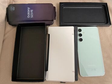 samsun a35: Samsung Galaxy S23 FE, 128 GB, rəng - Yaşıl, İki sim kartlı