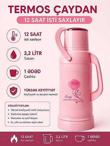 Rəng - Çəhrayı, Termos, 3-dən çox l lalafo.az -da Rəng - Çəhrayı, Termos, 3-dən çox l