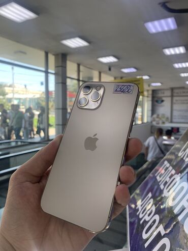 iphone x gold: IPhone 12 Pro, Колдонулган, 256 ГБ, Алтын, Заряддоочу түзүлүш, Коргоочу айнек, Каптама, 86 %