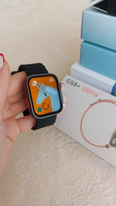 watch 6: 🔴ENDIRIM🔴 Watch 8 GS8+ Ultra + 2 kəmər. Saatın xüsusiyyətləri: ✅️Səsli