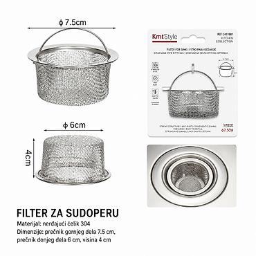 KMT Korpa za sudoperu sa drenažom 2419981 Praktična korpa/filter za na lalafo.rs KMT Korpa za sudoperu sa drenažom 2419981 Praktična korpa/filter za