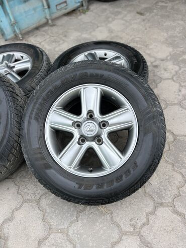 r16 audi: Дөңгөлөктөрү толук 285 / 60 / R 18, Кыш, Колдонулган, Комплект, Жол тандабастар (АТ/МТ), Куйма, тешиктери - 5