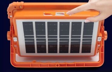 Другое для охоты и рыбалки: Солнечный LED прожектор с аккумулятором и USB-выходом - Мощный — 9