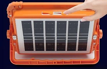 Солнечные прожекторы: Светодиодный прожектор с солнечной панелью и USB‑выходом - Мощный — 8