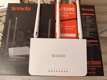 gsm сигнализация для авто: Tenda AC6 AC1200 Smart Dual-Band Wi‑Fi Router Xüsusiyyətlər: - İkili