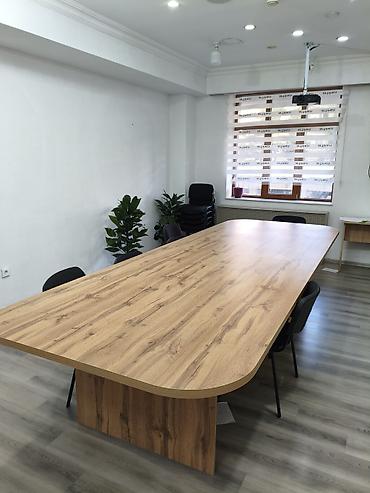 iclas masası: Oval masa, Siyirməsiz, Teksturalı laminat, Zəmanətsiz, Kredit yoxdur — 2