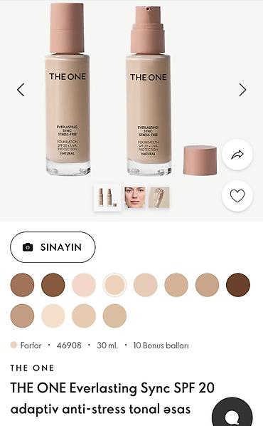 üz bazası: Oriflame tonal əsasları – professional nəticə üçün müxtəlif örtücülük — 3