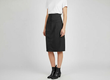 spódniczka eko skóra: High, Women`s skirt, size S