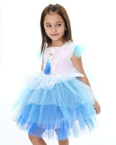 Haljine: Odmah dostupne Frozen haljinice u kompletu sa mašnom za kosu za — 7