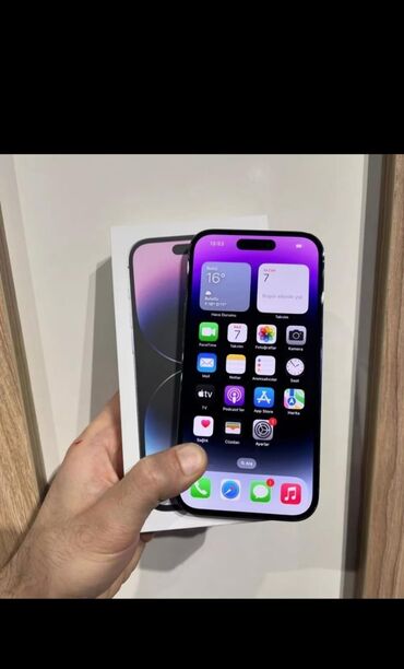 iphone 14 max pro: IPhone 15 Pro Max, 256 GB, Barmaq izi, Face ID, Sənədlərlə