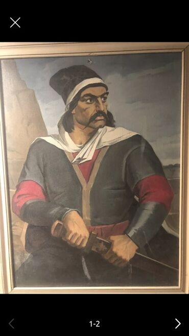 monqolustan quzu əti: Rəsm əsəri – yağlı boya portret - Janr: tarixi/etnoqrafik portret -