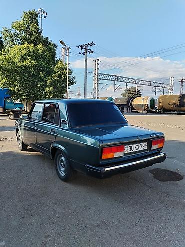 VAZ (LADA): VAZ 2107 sedan - Kuzov: 4 qapılı sedan, tünd yaşıl rəng - Mühərrik — 4