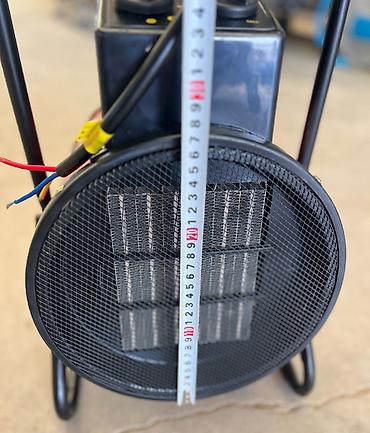 isidici ventilyator: Sənaye tipli elektrikli fan isidici - Model: QY-50YH (etiketdə “Fan — 2