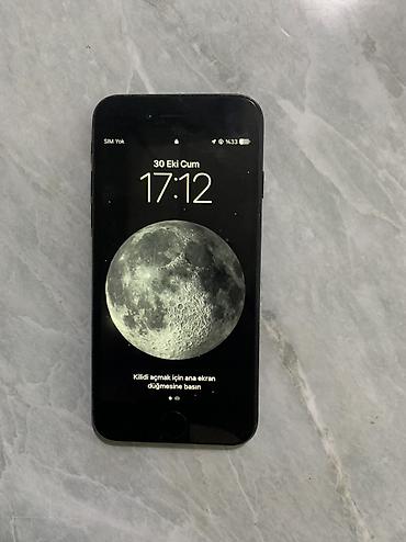 IPhone SE 2020, 64 GB, Black Titanium, Barmaq izi, Simsiz şarj