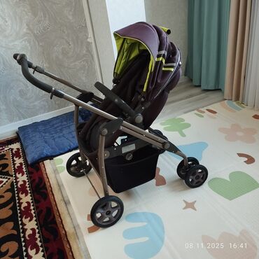 Коляски: Коляска, цвет - Коричневый, Б/у — 7