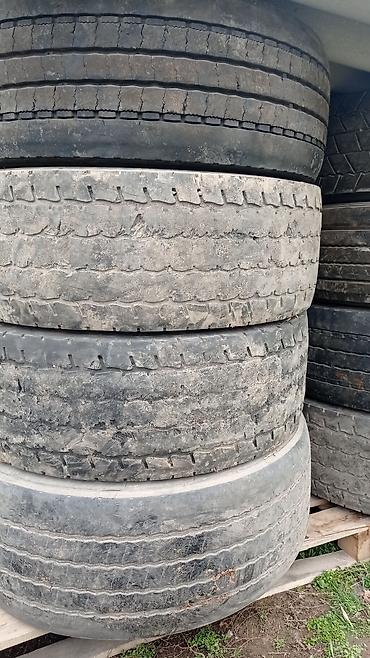 Шины: Грузовые шины (под борта/прицеп/тягач) - Количество: партия на фото — 7