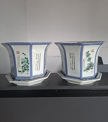 Өсүмдүктөр үчүн карапалар: Продаю керамические горшки - 2 шт — 1