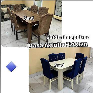 perla stol: Qonaq otağı üçün, Yeni, 6 stul — 1
