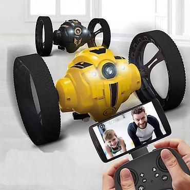 var 1280e: Interaktivni autić bounce car sa wifi kamerom žuti. interaktivni autić — 1