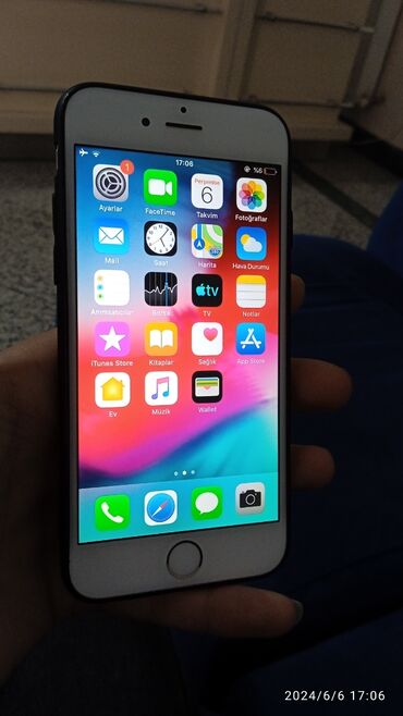 Apple iPhone: IPhone 6, < 16 GB, Gümüşü, Barmaq izi, Face ID