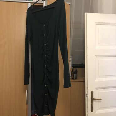 duge haljine za svaki dan prodaja: L (EU 40), color - Green, Long sleeves