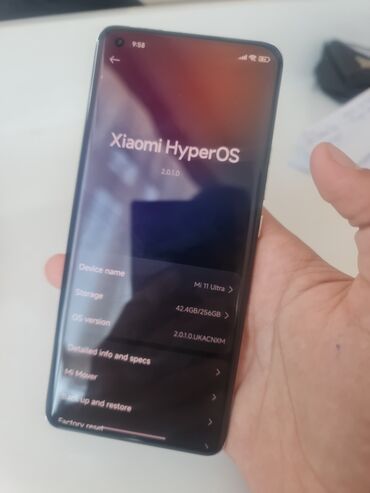 айфон x токмок: Xiaomi, Mi 11 Ultra, Колдонулган, 256 ГБ, түсү - Ак, 2 SIM
