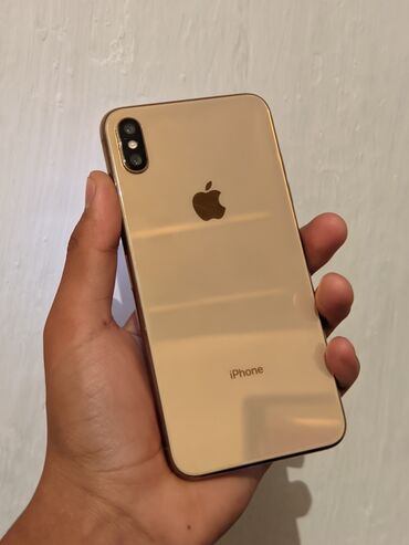 айфон 6с на запчасти: IPhone Xs Max, Б/у, 256 ГБ, Matte Gold, Чехол, 77 %
