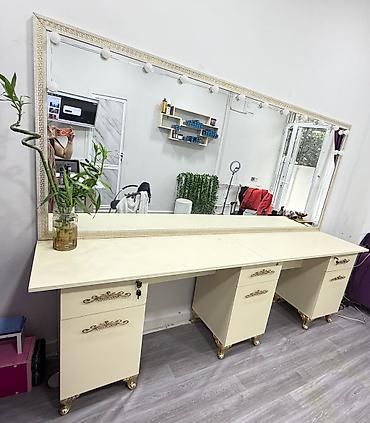 goranda ucuz mebeller: Salon mebeli 230 Azn.Uzunluğu 2.80 2 neferlikdi guzgunun arxasi qalin — 1