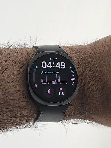 ош: Новый, Смарт-часы, Samsung, Сенсорный экран, цвет - Черный — 2