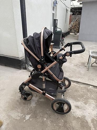 Коляски: Коляска, цвет - Черный, Б/у — 8